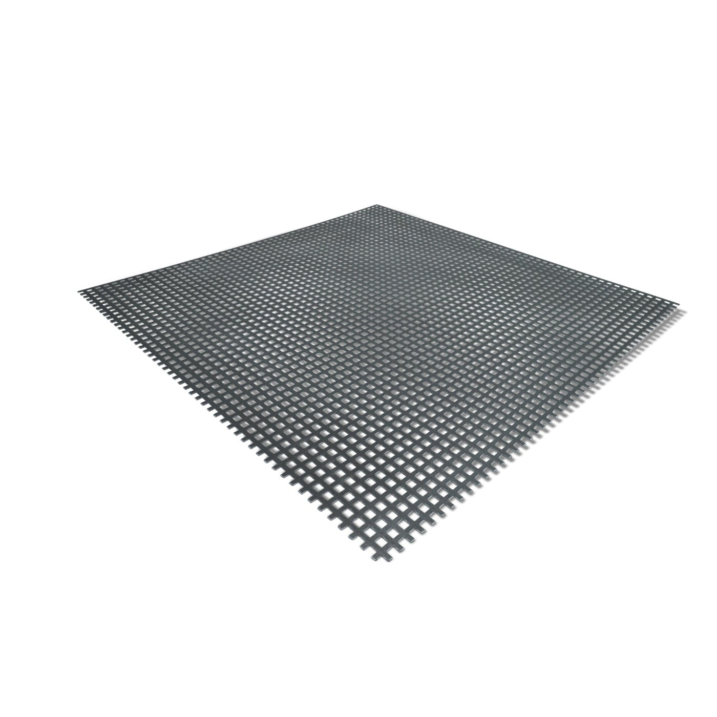 Weit dargestelltes Aluminium-Lochblech Qg 5-8 in Detailansicht.