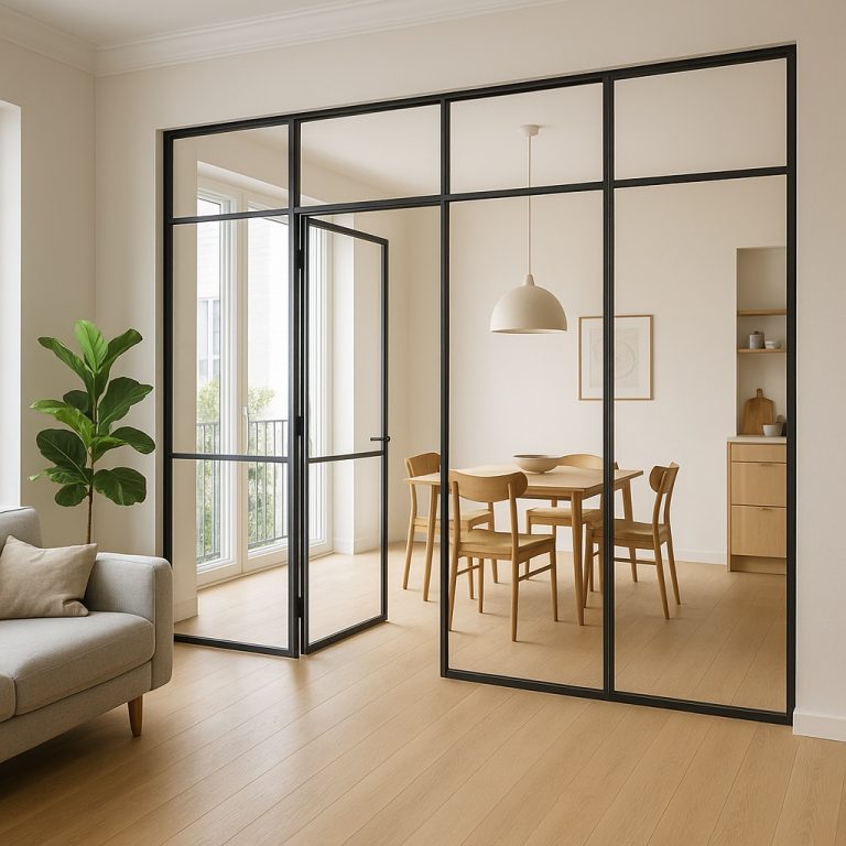 ESG-Glas schafft helle, luftige Räume mit klarem Design.