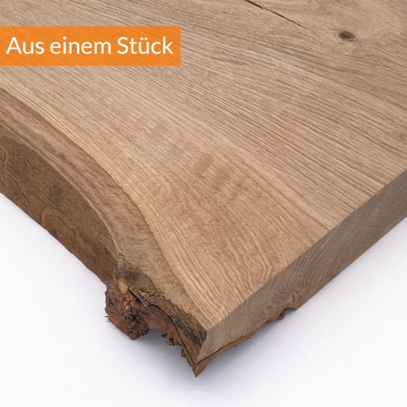 Eiken houten plank uit de stam