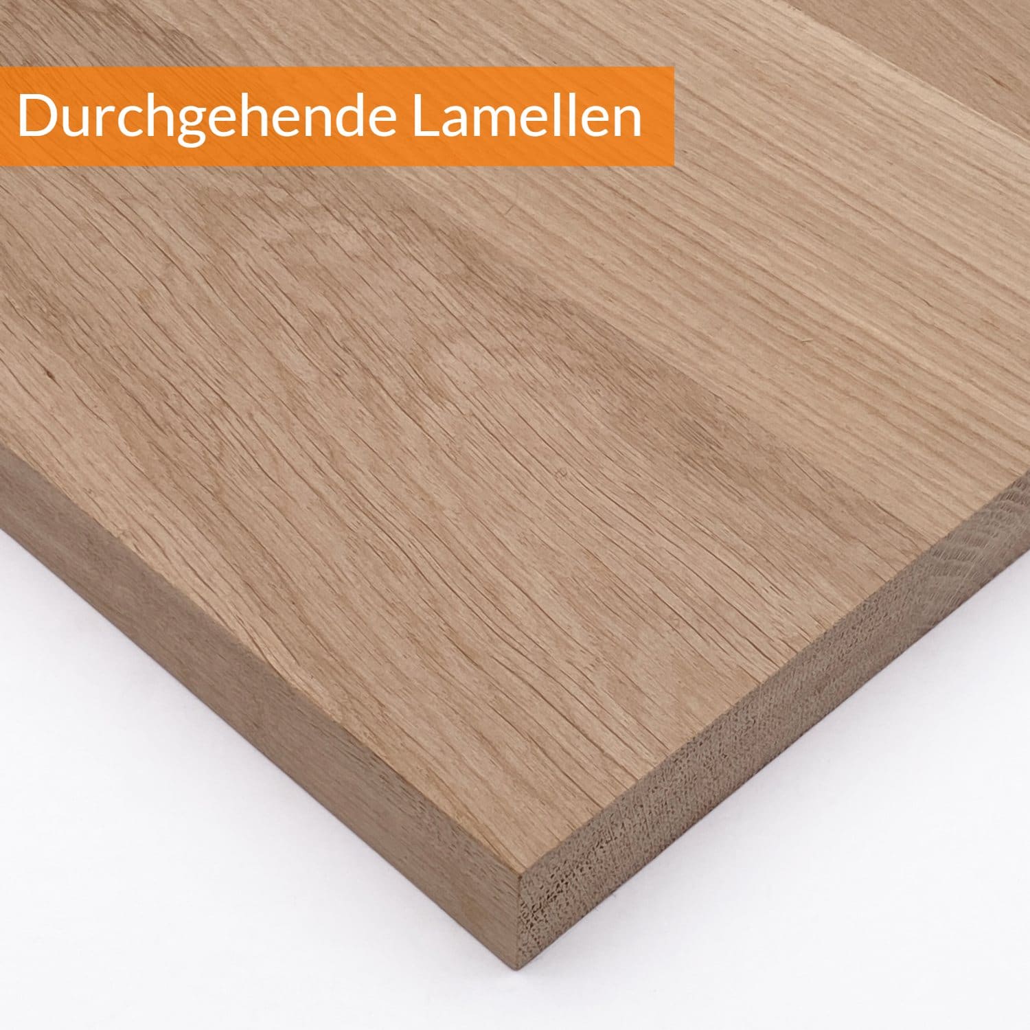 Eikenhout doorlopende lamellen