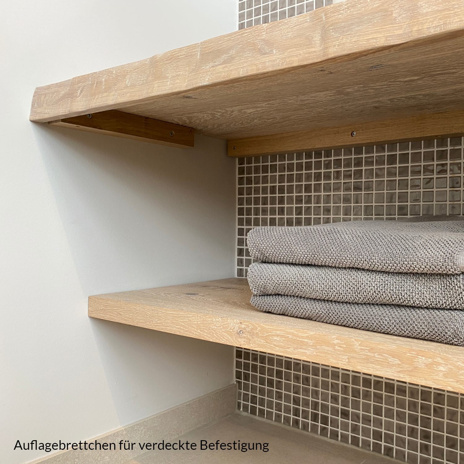 Auflagebrettchen für verdeckte Befestigung