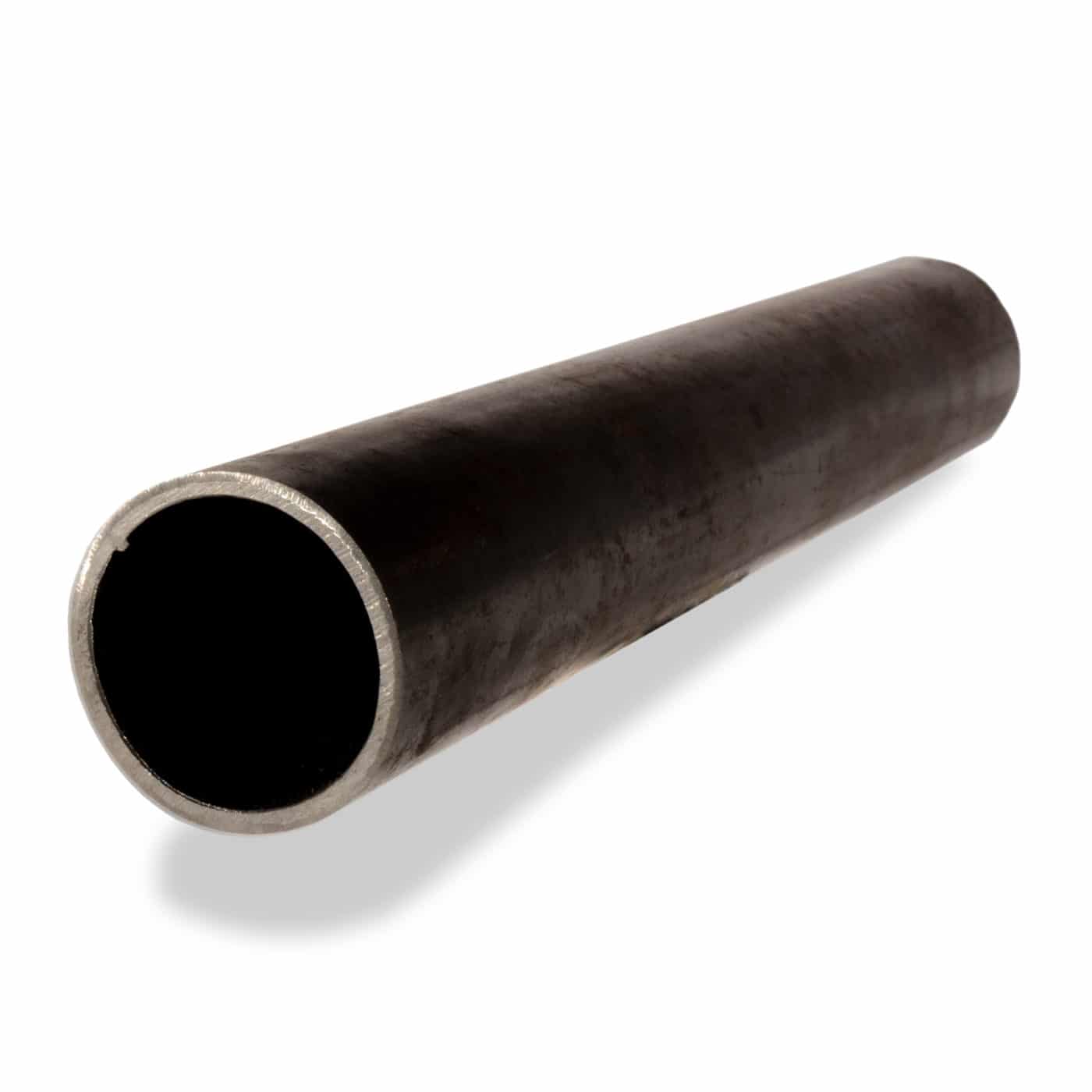 Rundes Stahlrohr Ø 40 mm, Wandstärke 3 mm, maßgenauer Zuschnitt, glatte Kanten, ideal für Metallbau und Konstruktionen.