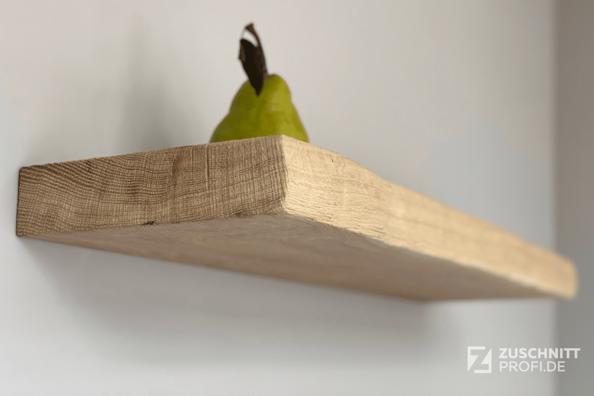 Houten plank voor onzichtbare ophanging – floating shelf